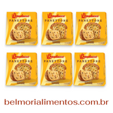 Kit 6 Panettone Bauducco Frutas 400g